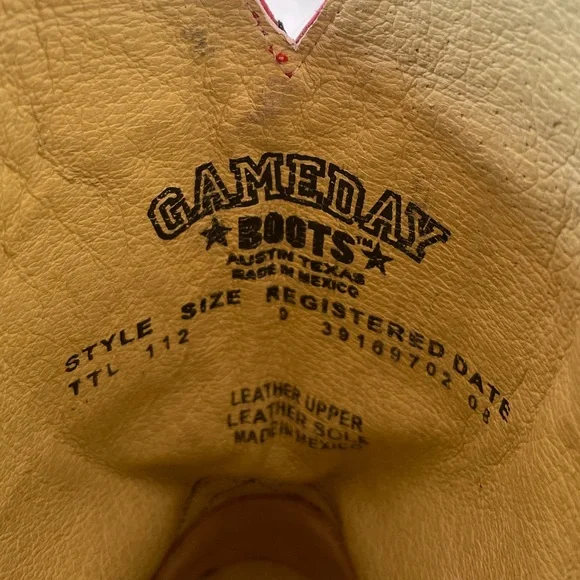 Texas Tech Raider Gameday Cowboy Boots - Picture 7 of 8